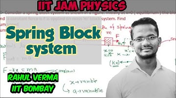 Lec 4 | Mechanics | IIT JAM  PHY | Problems on Newtons Laws Of Motion part 2