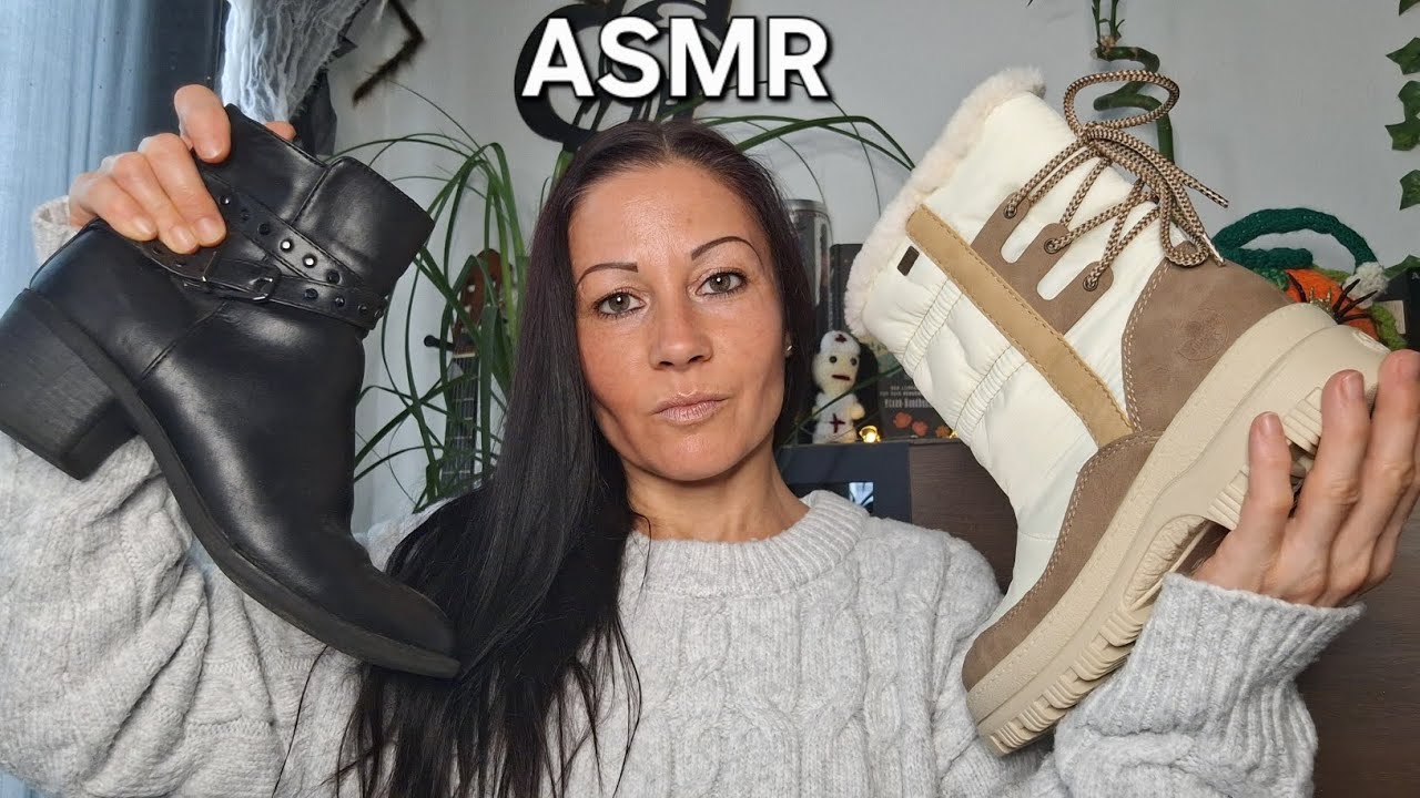 [ASMR] Tapping & Scratching mit meinen Herbst-& Winterschuhen🥾