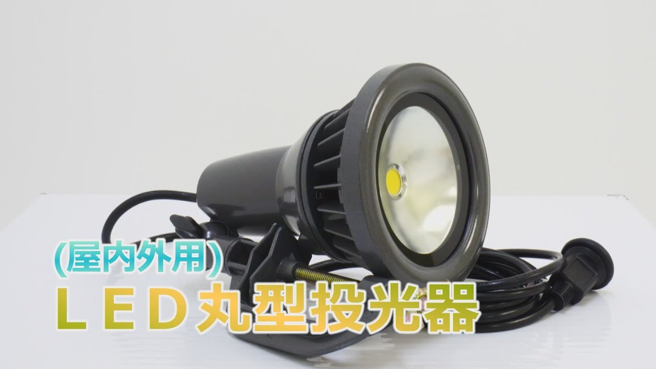 坂謙 LED丸型投光器YLT-2003 6300004078（直送品） アスクル