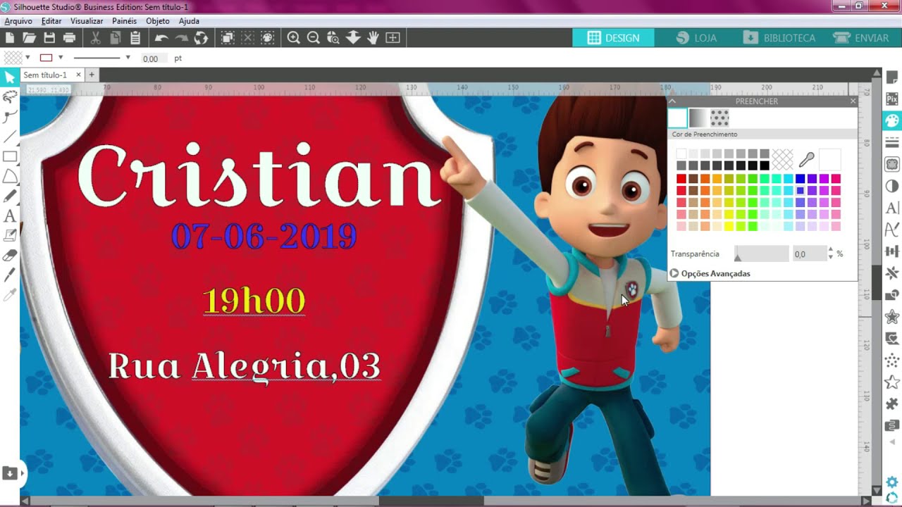 Aula 05 - Criando Convite Básico com Envelope no Silhouette Studio V.4
