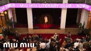 Miu Miu presented its Inaugural Literary Club 