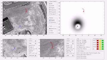 Base Station GUI for monitoring and controlling 2 cooperative UGVs