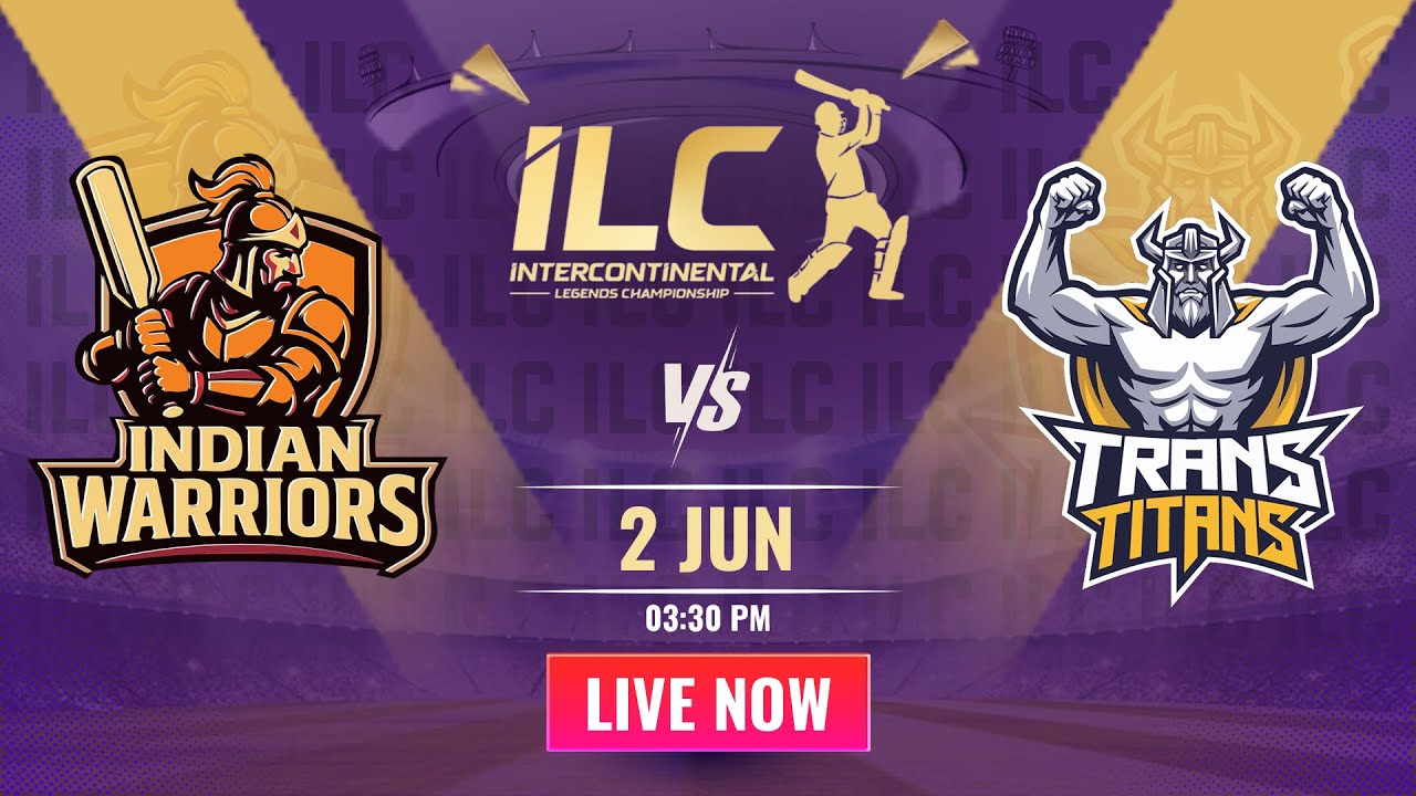 CRICKET LIVE ILC Match 12 Indian Warriors Vs Trans Titans 2nd June