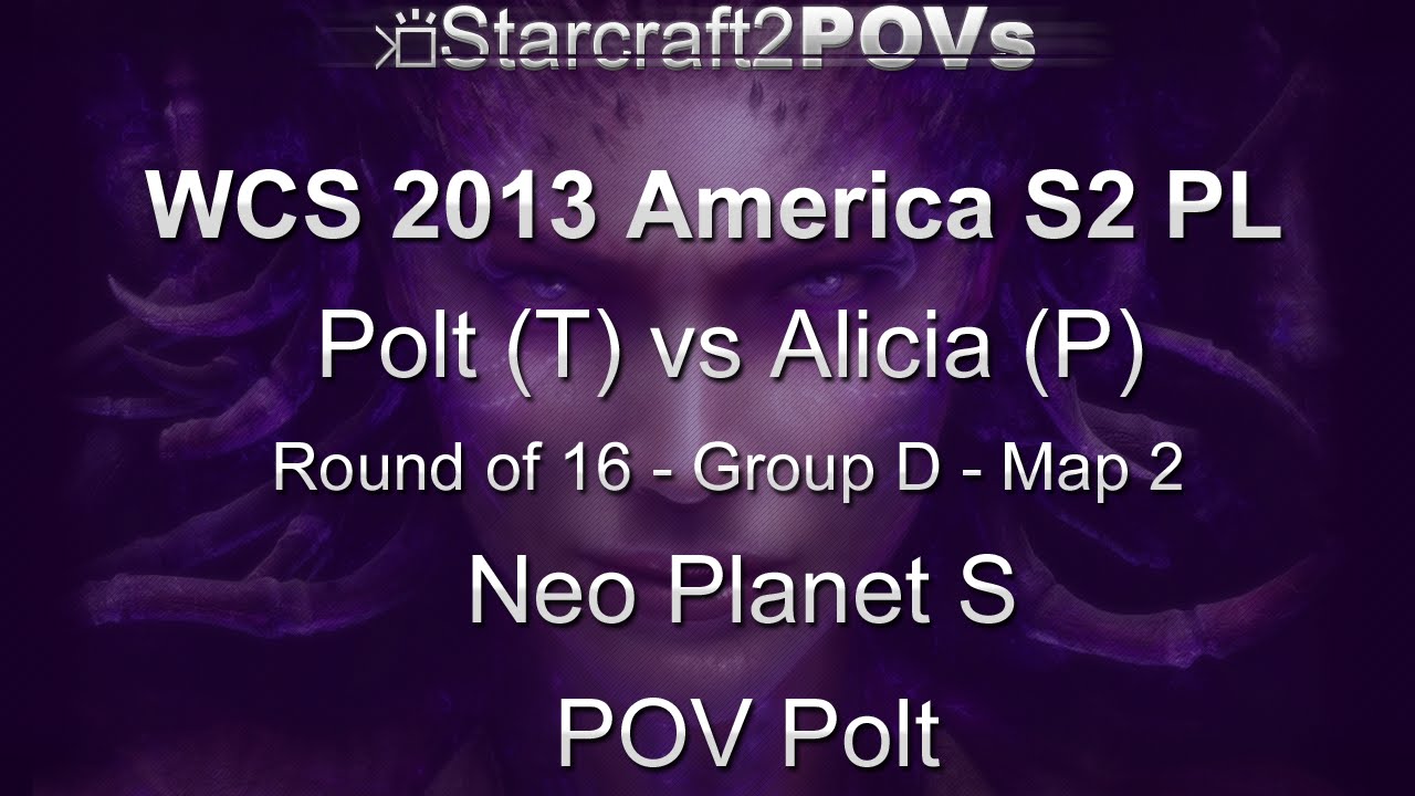 Polt Sc2 SC2 HotS - WCS 2013 AM S2 PL - Polt vs Alicia - Ro16 Group D - Map 2 ...