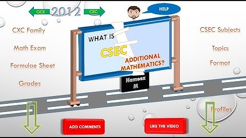What is CSEC Add Maths?