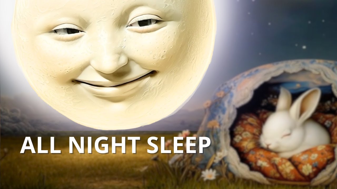 All Night Sleep 🌕 Moon Lullaby | Bedtime Story + Extended Sleep Meditation