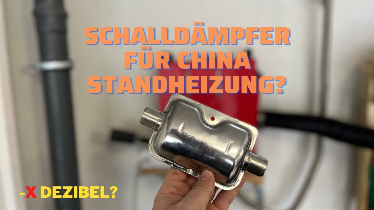 China Diesel Standheizung leiser machen I Schalldämpfer I Dezibel Test 