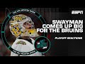 Swayman looks like the difference bruins take game 1 vs panthers  the pat mcafee show