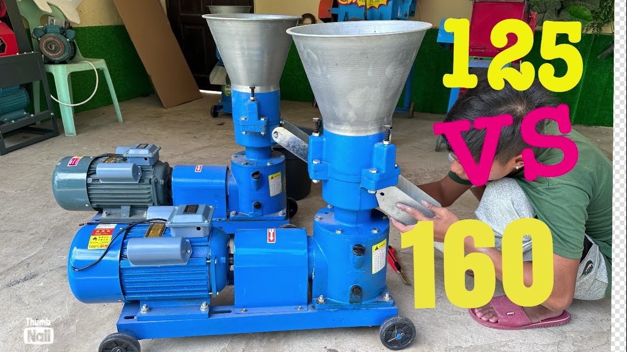 PELLET MACHINE 125 VS. 160 ALIN ANG MAS MAGANDA? ANO ANG PAGKAKAIBA???