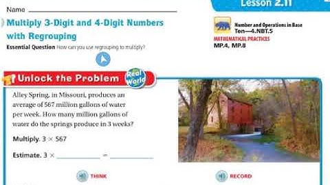 4th Grade Math 2.11