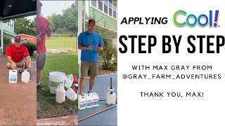 STEP BY STEP APPLICATION BY MAX GRAY W/ @GRAY_FARM_ADVENTURES