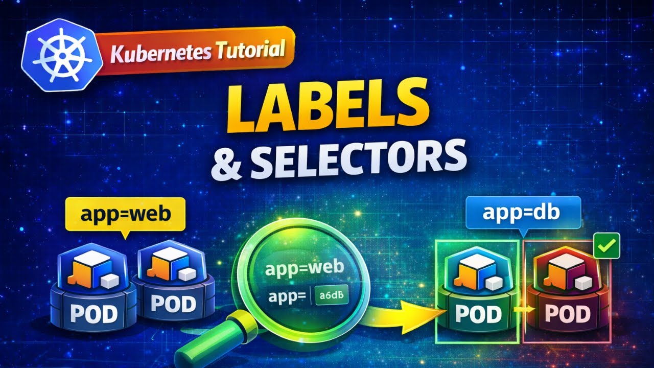 Day 9 | Kubernetes Labels & Selectors Explained | Hands-On Practical Tutorial