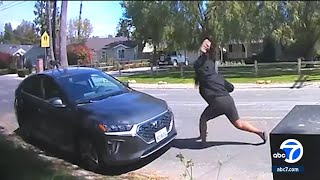 More reports emerge of woman smashing windshields in Los Angeles with brick
