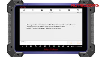 How to use Autel IM608 to Reset key for 2010 Honda
