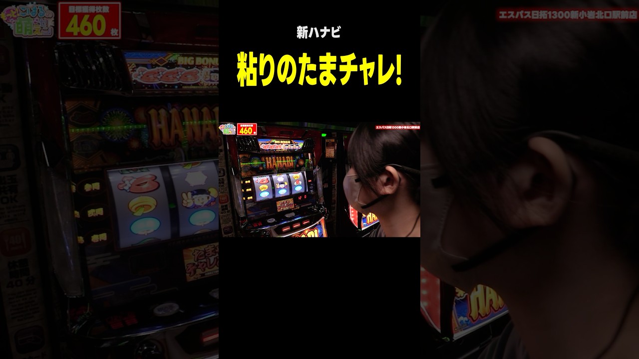 【新ハナビ】気合だ! たまやチャレンジ!!「こはるのもっと!萌えセン～第199話～」[スロット・パチスロ] #shorts #新ハナビ #花火 #たまやチャレンジ