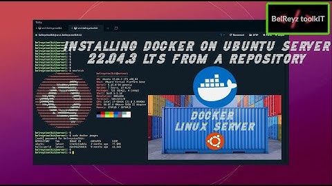 How to install Docker on Ubuntu Server 22.04.3 LTS using apt repository (Step by Step Tutorial)