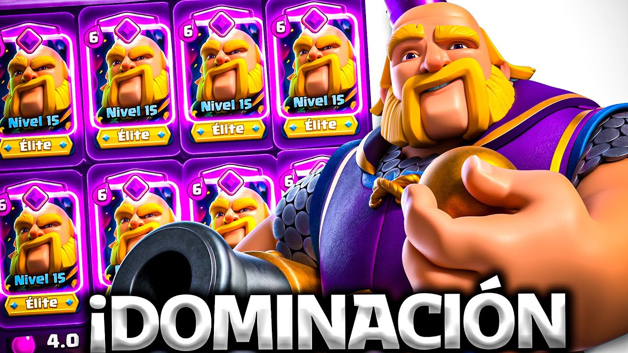 🧨EL *MEJOR MAZO* PARA SUBIR COPAS en CLASH ROYALE‼️*GIGANTE NOBLE EVO*- YoSoyRick