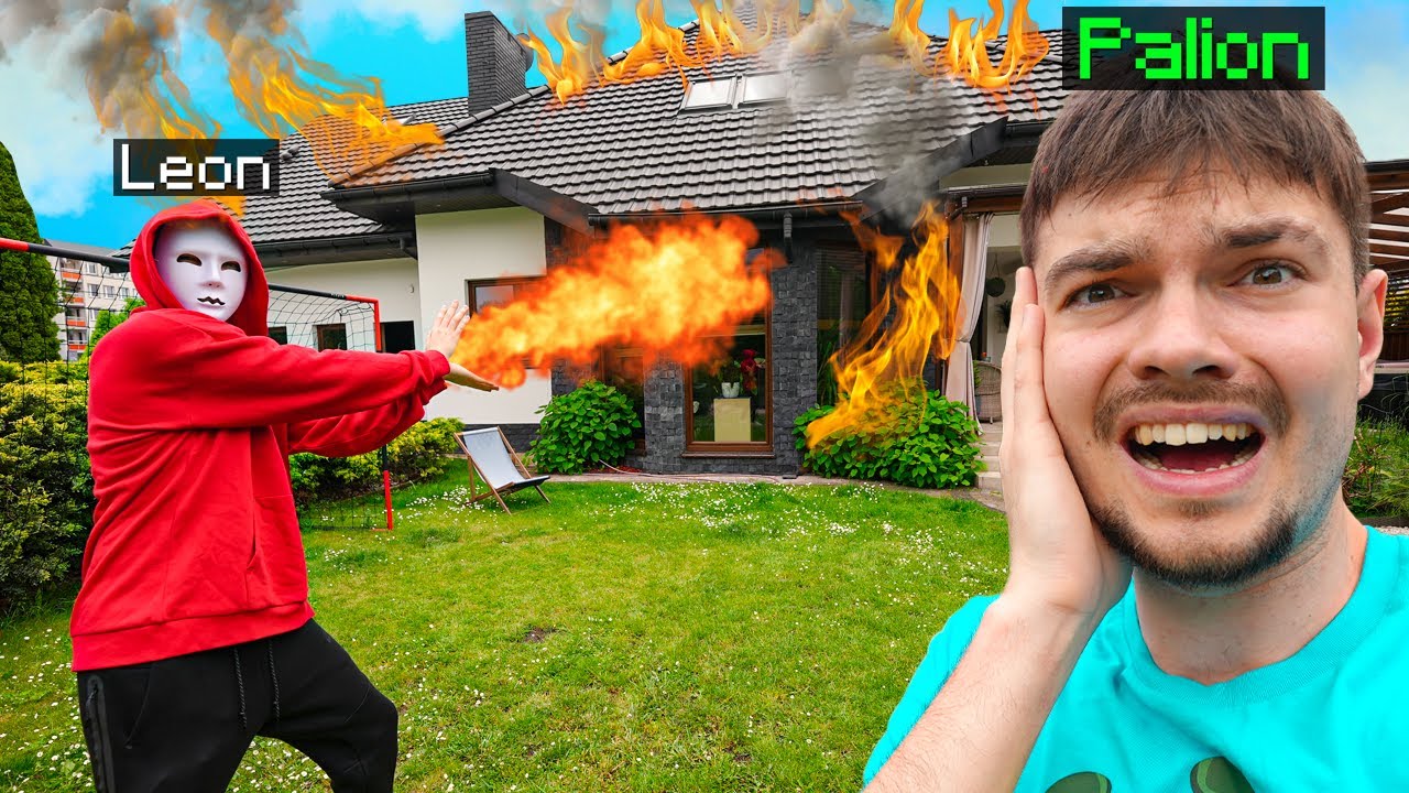 LEON PODPALIŁ MÓJ DOM w PRAWDZIWYM ŻYCIU...