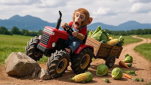 Monkey NaNa Brings Food and Saves the Little Ducklings