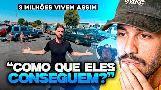 POR QUE 3 MILHÕES DE PESSOAS VIVEM EM CARROS NOS EUA? | REACT VIDA INFINDA