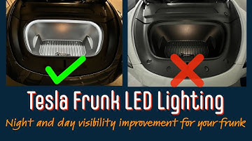 Tesla Frunk LED Light - Model 3/Y DIY Installation