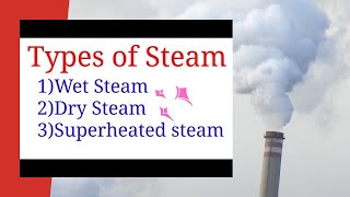 Types of steam, स्टीम कितने प्रकार की होती हैI Which type of steam used in pharma plan, Boiler Steam