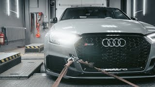 Новая Audi RS3 8v.2 улетает в космос, тюнинг самой крутой ауди!