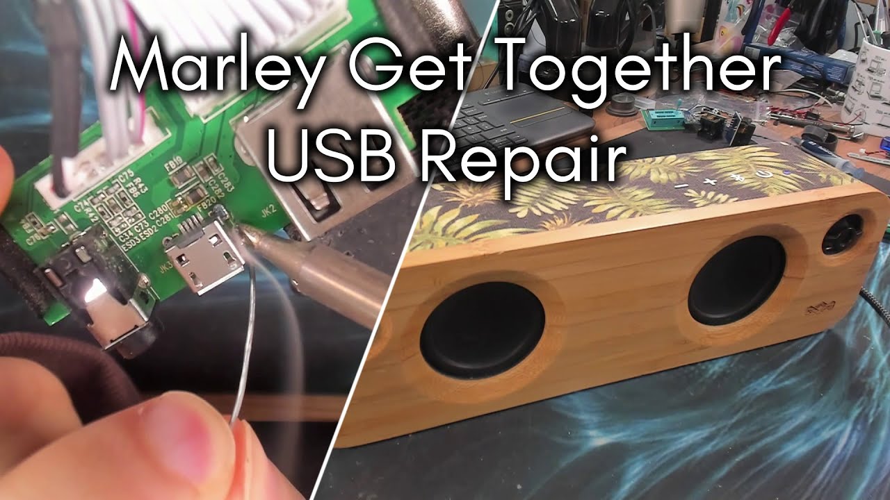 Update New Marley Get Together Bluetooth Speaker USB repair - LFC#293