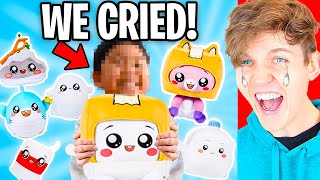 LANKYBOX *CRYING* REACTING TO YOU WITH MERCH! (HUGE REVEAL!)