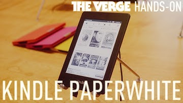 Amazon Kindle Paperwhite hands-on