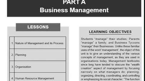 CS Foundation Business Management
