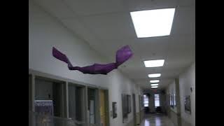 Paper Airplane Flight Around Corridors