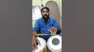 Tabla Very Esey Lesson Dhir Dhir || 4th Lesson with Gadighine || Online Class Lesson 8617499455