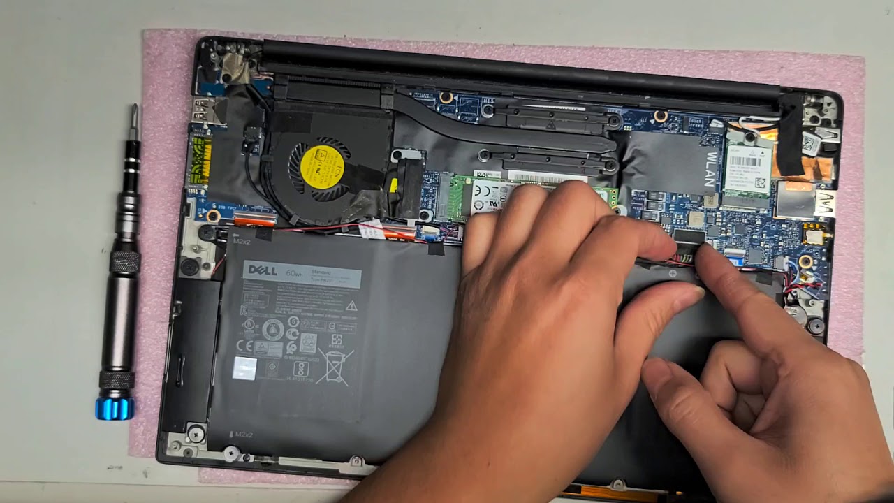 Dejlig Arrowhead garn DELL XPS 13 9360 Not Turning On Disassembly SSD Hard Drive Upgrade Repair  BIOS CMOS Reset - YouTube