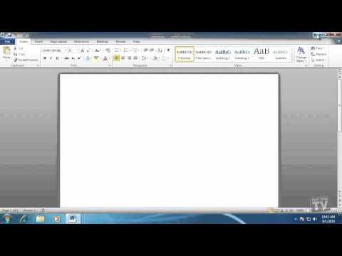 Microsoft Word 2010 में फ़ाइलें सहेजना