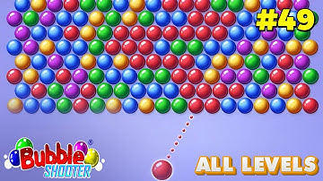 Bubble Shooter Android Gameplay | Bubble Shooter Level 49 | #bubbleshooter #shootergames #gamevideo