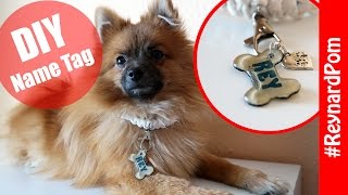 DIY - Dog Collar Name Tag (Shrinking Film) DIY - Dog Collar Name Tag (Shrinking Film)