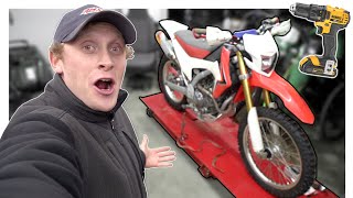 The CRF250L Lives Again! | Drilling Out The Gas Tank?