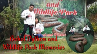Bohol Python and Wildlife Park memories