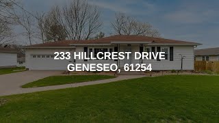 233 HILLCREST Drive | Geneseo Real Estate