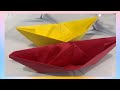 How to make a paper boat that floats  origami 