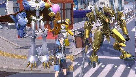 Showcasing Omegamon and Cresgarurumon in Digimon Source Code