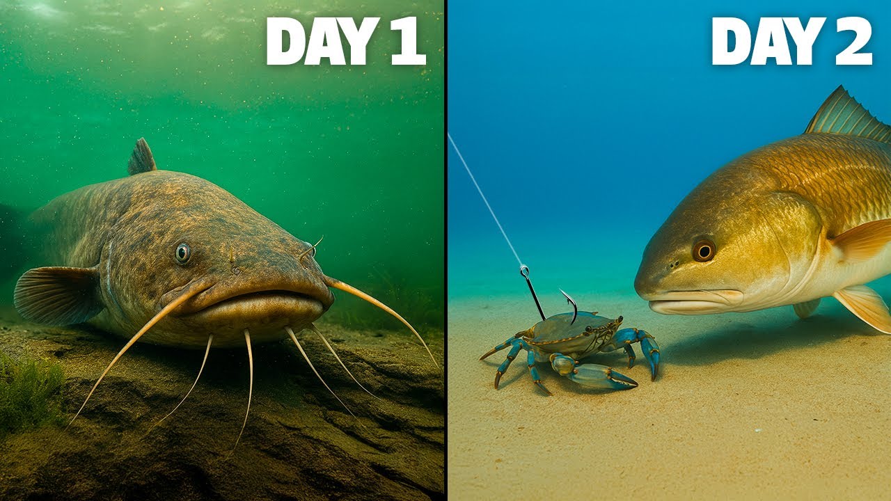 2 Days of Fishing for Whatever Bites (BIG FISH)