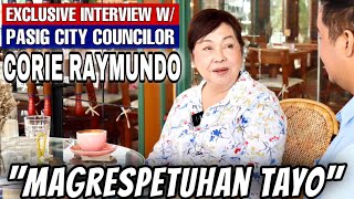 PASIG COUN. CORIE RAYMUNDO SHARES HER FEELINGS | THE INTERVIEW