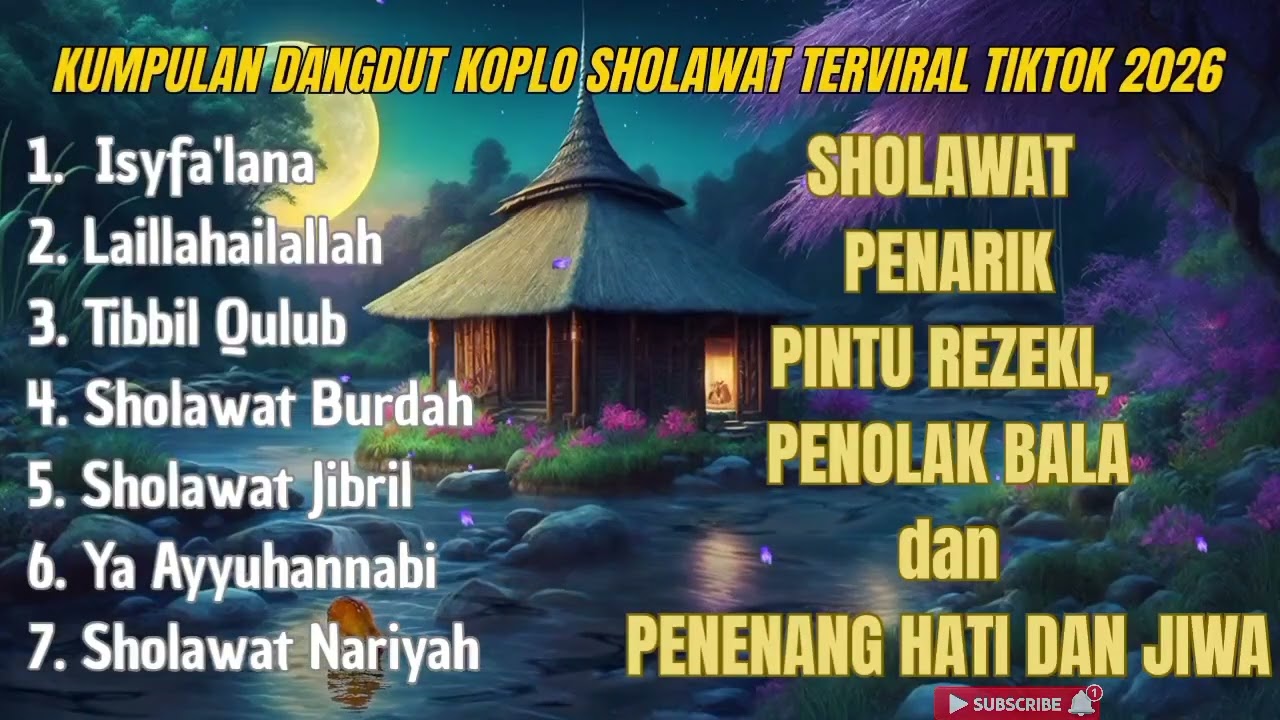 KENDANG DANGDUT KOPLO SHOLAWAT MERDU TERPOPULER 2026 | SHOLAWAT PEMBUKA PINTU REZEKI PALING AMPUH 