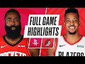 ROCKETS at TRAIL BLAZERS | FULL GAME HIGHLIGHTS | December 26, 2020