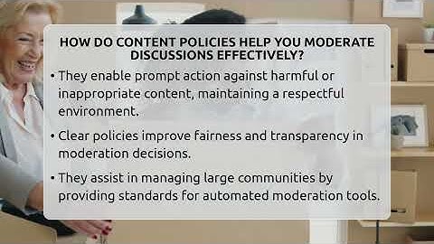 How Do Content Policies Help You Moderate Discussions Effectively? - Everyday-Networking