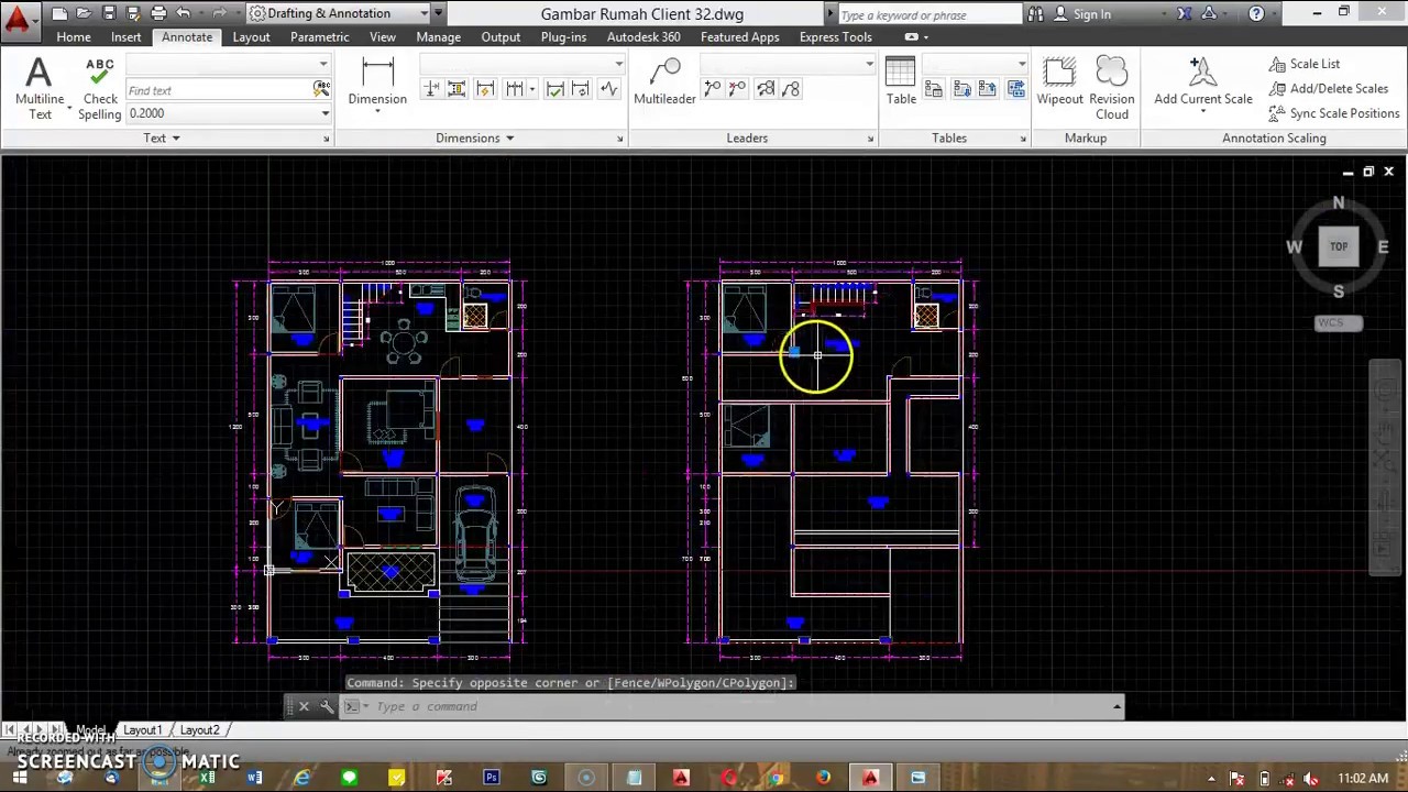 CARA MUDAH MEMBUAT DENAH  RUMAH  2  LANTAI  TUTORIAL BELAJAR 