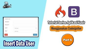 Tutorial Codeigniter Aplikasi Kasir Part 6