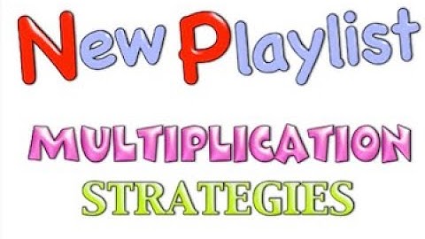 Just completed... Multiplication Strategies